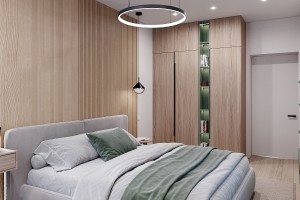 One-Bedroom Apartment in Minimalist Style, 2023, Astana