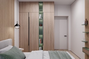 One-Bedroom Apartment in Minimalist Style, 2023, Astana