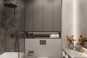 One-Bedroom Apartment in Loft Style, 2023, Astana