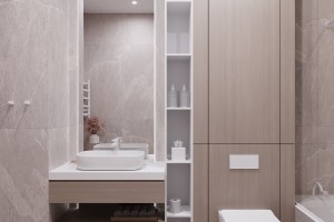 One-Bedroom Apartment with Mixed Styles, 2022, Astana