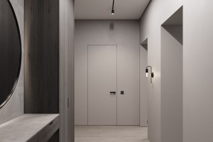 One-Bedroom Apartment in Minimalist Style, 2023, Astana