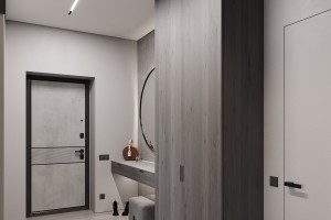 One-Bedroom Apartment in Minimalist Style, 2023, Astana