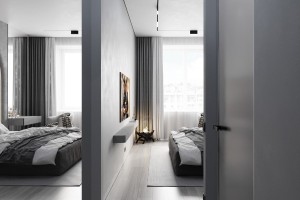 One-Bedroom Apartment in Minimalist Style, 2023, Astana