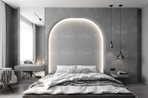 One-Bedroom Apartment in Minimalist Style, 2023, Astana