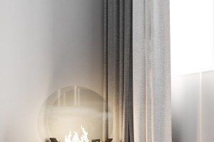 One-Bedroom Apartment in Minimalist Style, 2023, Astana