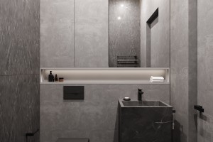 One-Bedroom Apartment in Minimalist Style, 2023, Astana