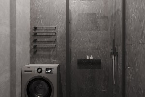 One-Bedroom Apartment in Minimalist Style, 2023, Astana