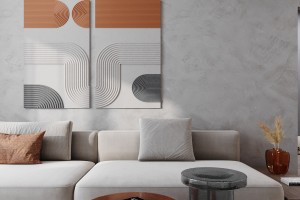 Two-Bedroom Apartment in Minimalist Style, 2022, Astana