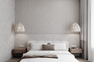 Two-Bedroom Apartment in Minimalist Style, 2022, Astana