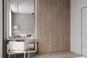 Two-Bedroom Apartment in Minimalist Style, 2022, Astana