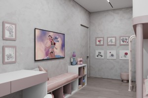 Two-Bedroom Apartment in Minimalist Style, 2022, Astana