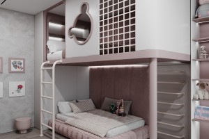 Two-Bedroom Apartment in Minimalist Style, 2022, Astana