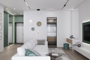 Studio Apartment in Anet Baba Residential Complex, 2024, Astana