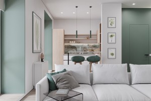 Studio Apartment in Anet Baba Residential Complex, 2024, Astana