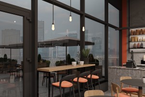 Veloce Café in NCITY, 2024, Astana