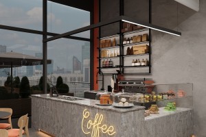 Veloce Café in NCITY, 2024, Astana