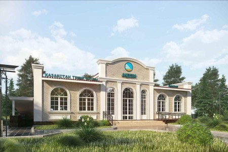 Railway Station Akshi, Almaty Region, 2016